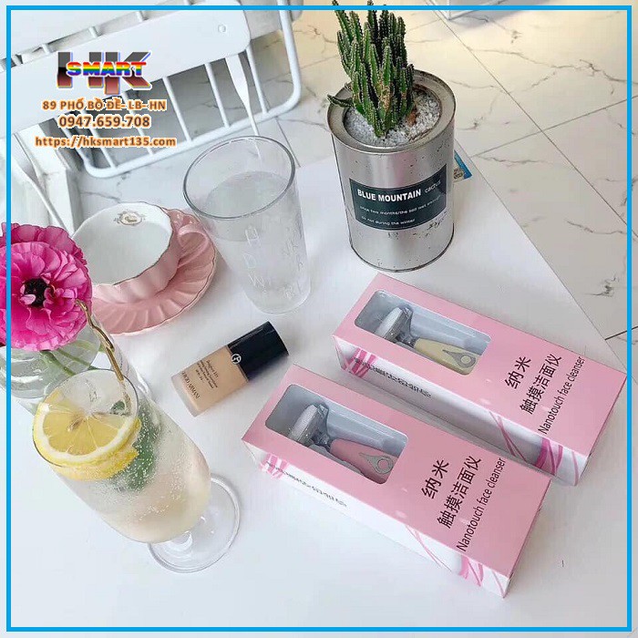 Máy Rửa Mặt Silicon Florskin Nano Cao Cấp, Máy Rửa Mặt Dạng Cọ Cầm Tay Florskin