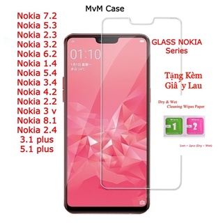 Kính cường lực Nokia 7.2/ 5.3/ 2.3/ 3.2/ 6.2/ 1.4/ 5.4/ 3.4/ 4.2/ 2.2/ 3 v/ 8.1/2.4/ 3.1 plus/5.1 plus trong suốt