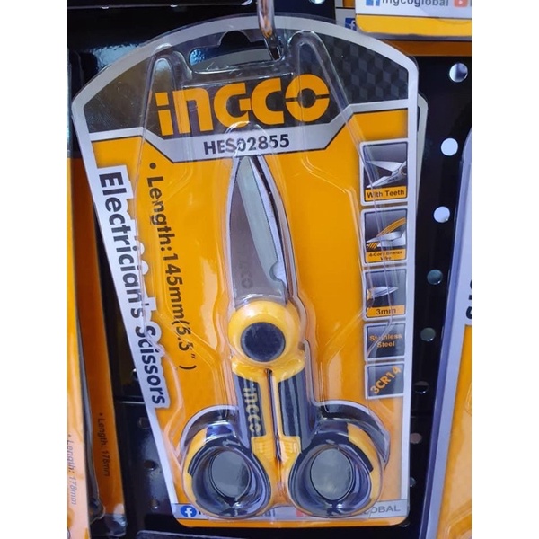 ĐỒ NGHỀ INGCO Kéo thợ điện 145mm HES02855