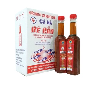  Nước mắm Bé Bầu loại hạng 2| chai NHỰA 500ml | Thùng 6 chai 