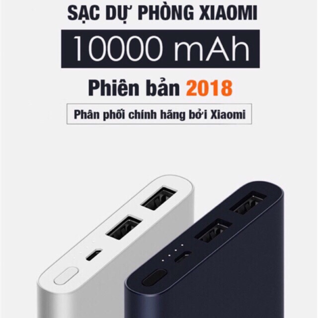 Sạc dự phòng Xiaomi 2s 2018