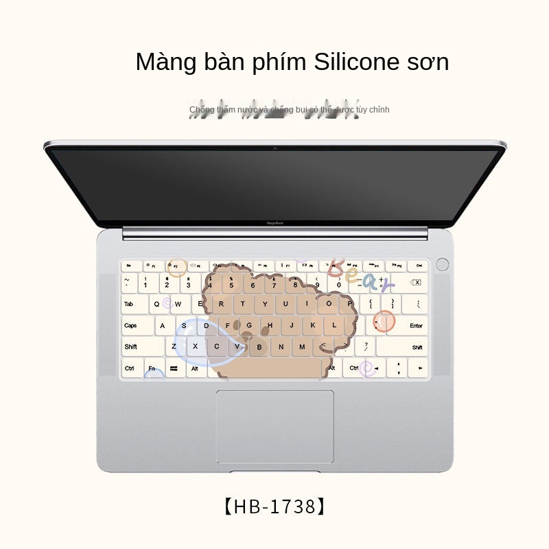 Miếng Dán Bảo Vệ Batianda Kèm Tấm Phủ Bàn Phím Dành Cho Macbook Pro 13 2020 A2251 A2289 Touch Bar