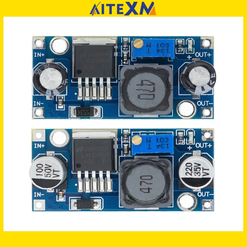 Mô Đun Hạ Áp Lm2596 LM2596S ADJ 5V/12V/24V 3A