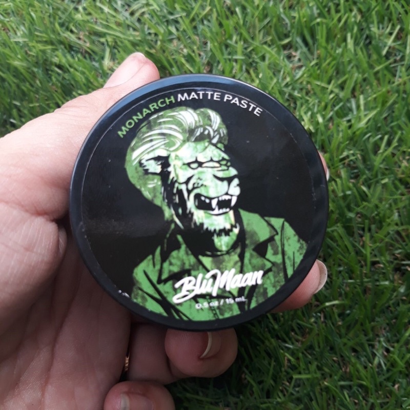 Sáp tạo kiểu tóc BluMaan Monarch Matte Paste xanh lá 15 ml