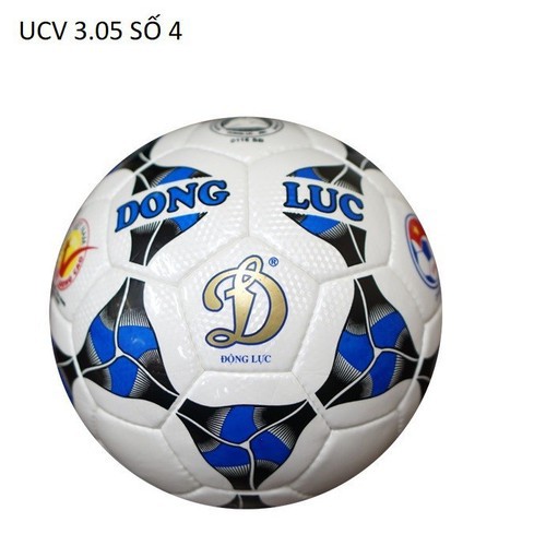 Bóng Đá Động Lực UCV 305 Size 5 Số 4 tặng Kim bơm bóng + Lưới đựng bóng chính hãng tiêu chuẩn thi đấu