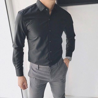 Sơ Mi Nam Dài Tay Cao Cấp, Lịch Lãm - Vải Gân Chéo Mềm, Mặc Mát và Không Nhăn - Shop Econobi