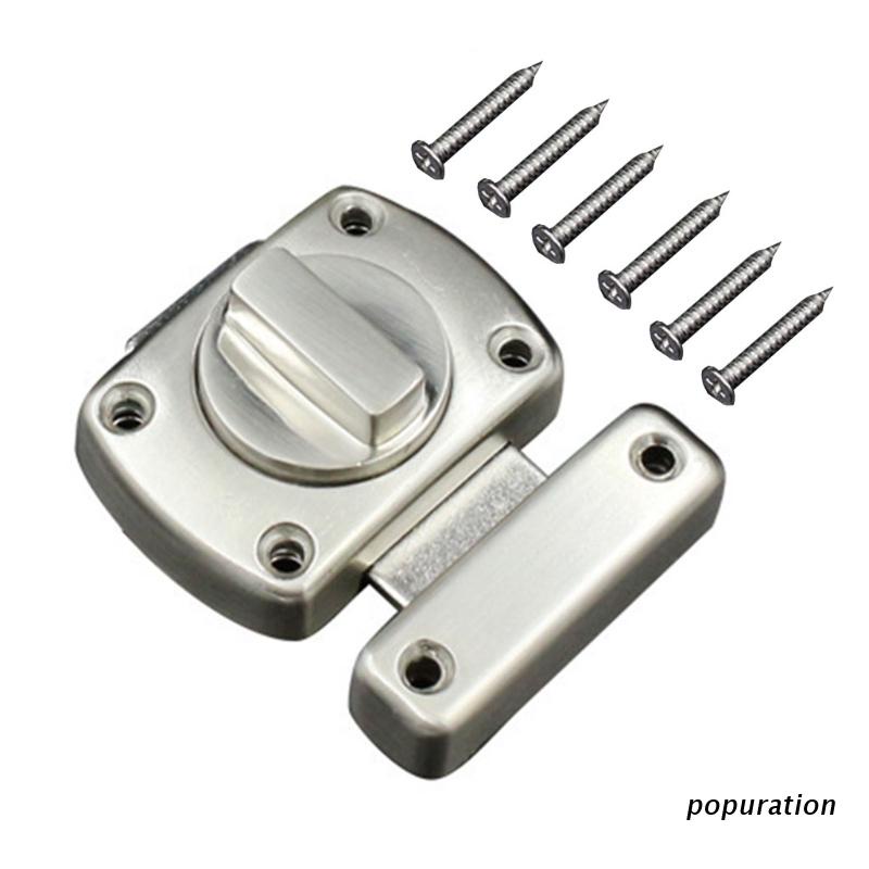 Chốt khóa xoay bằng hợp kim kẽm an toàn cho cửa nhà tắm/ nhà vệ sinh