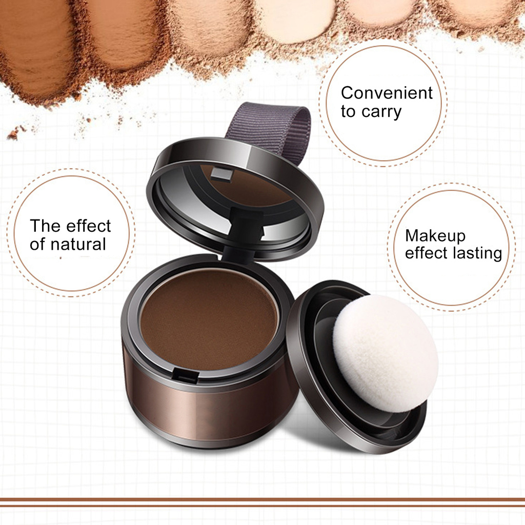 CODseller Hairline Powder Non-sticky Natural Synthetic Quick Cover  Hair Line Powder for Girl