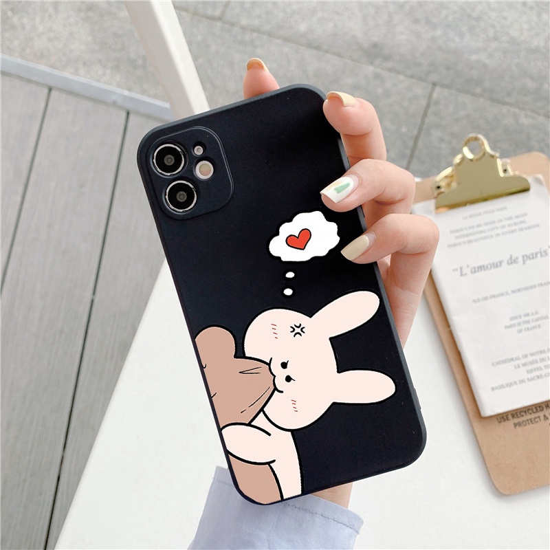 Ốp điện thoại hoạt hình cặp đôi dễ thương đẹp nam nữ cho iPhone13/12/11/Pro/ProMax/SE 2020/X/XR/XS/8/7 iphone 6S/6