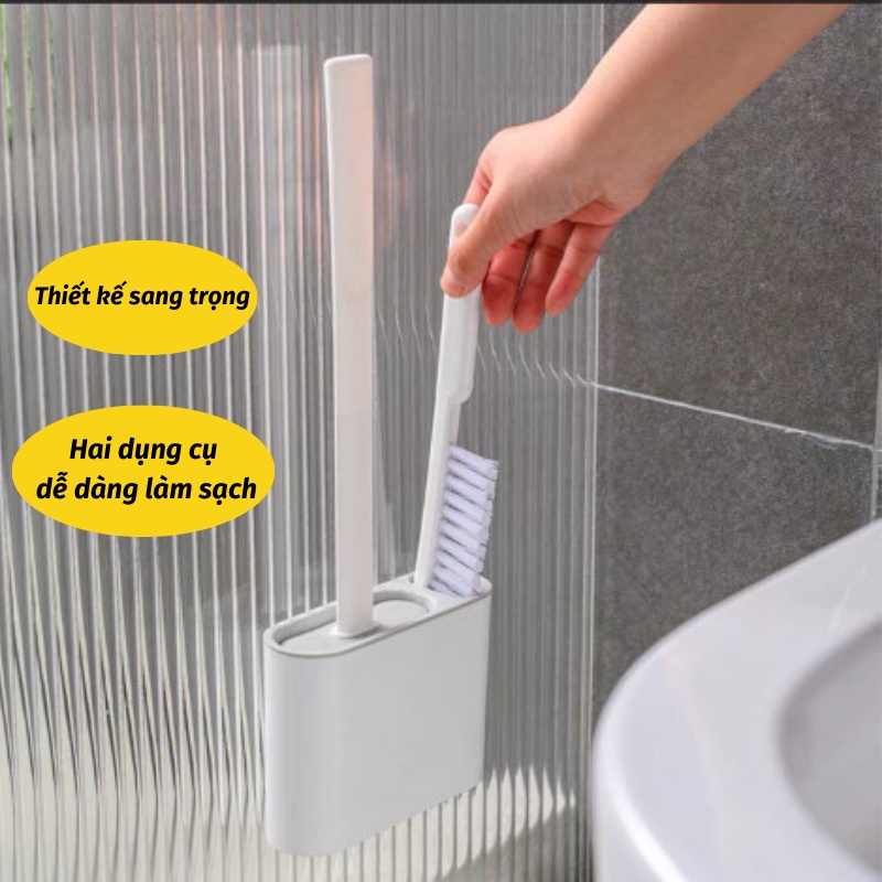 Cọ Nhà Vệ Sinh Cọ Bồn Cầu Cao Cấp Sang Trọng Hiện Đại LEON OFFICIAL