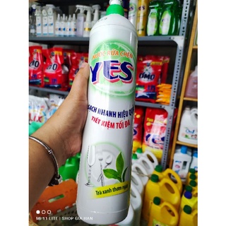 Nước rửa chén yes trà xanh 750g