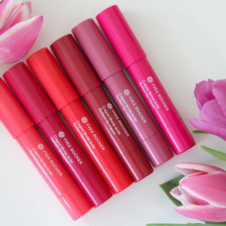 Son Yves Rocher Radiant Lip Crayon - Màu son đỏ cam Tangerine intense