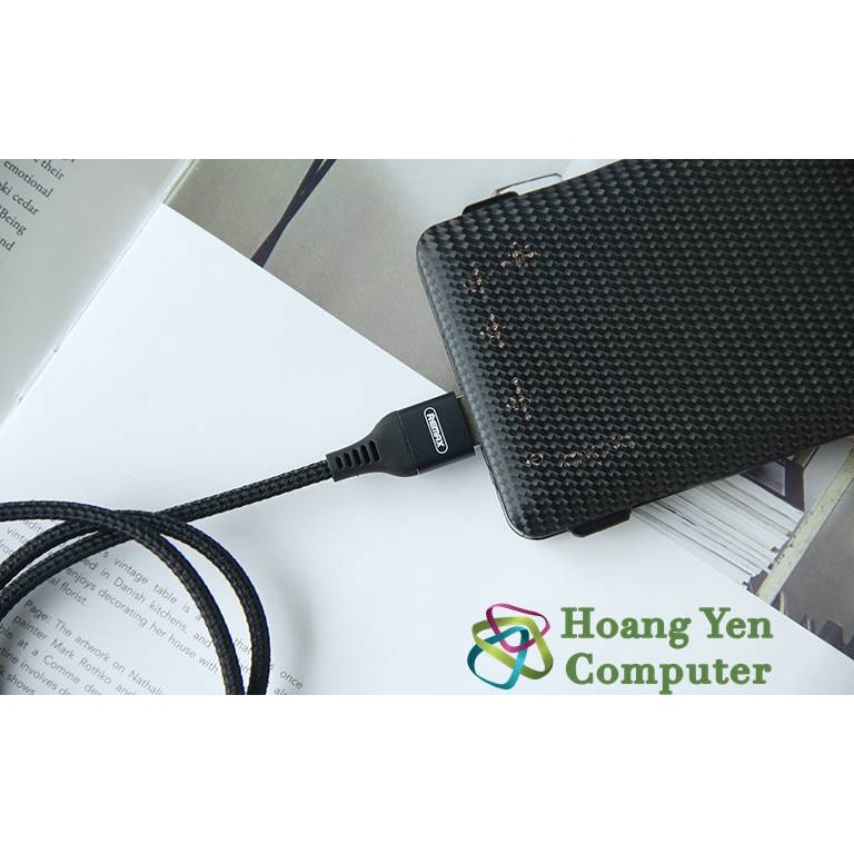 [RC-152M] Cáp Sạc Nhanh MICRO USB Remax RC-152M cho ANDROID Dài 1M (Dây Dù, Có Đèn Led ) - MÀU SẮC NGẪU NHIÊN