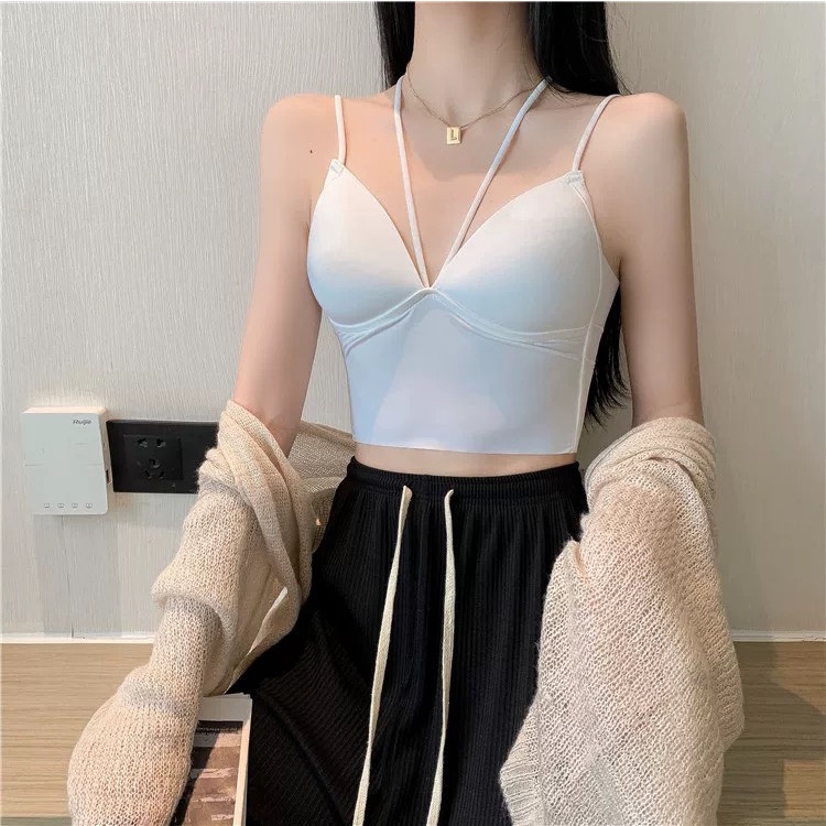 Áo Bra Đúc Su Mẫu Mới Dây Mảnh Chui Cổ Sang Chảnh Mẫu N33