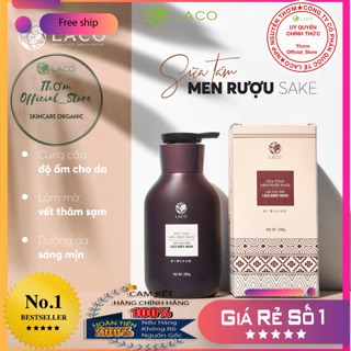 Sữa tắm men rượu sake _ dưỡng da trắng mịn