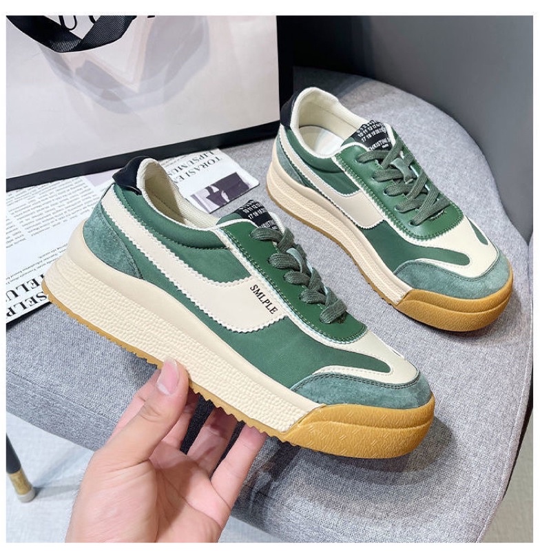 Giày cao cổ  độn đế khủng / CLIP THẬT bốt martin🤩giày tăng chiều cao,boot da trắng (TRẢ trước TẾT) | BigBuy360 - bigbuy360.vn