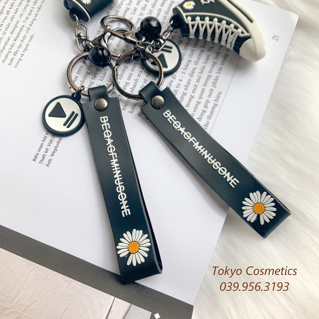 ( Hàng Đẹp ) ( ) Móc khóa dễ thương Giày hoa cúc Converse xinh xắn MK04 ( ảnh thật ) ( ảnh thật ) TPN92