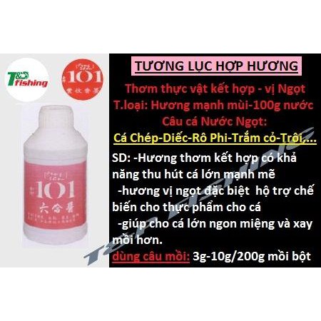 Hương liệu pha chế mồi câu 101 Đài Loan