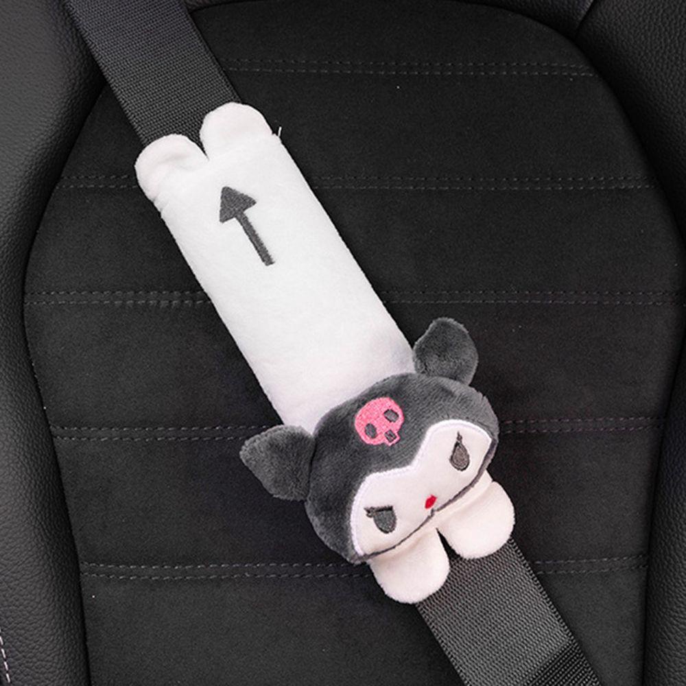 Đệm Bọc Dây Đai An Toàn Xe Hơi Họa Tiết Hoạt Hình Kuromi Melody Dễ Thương