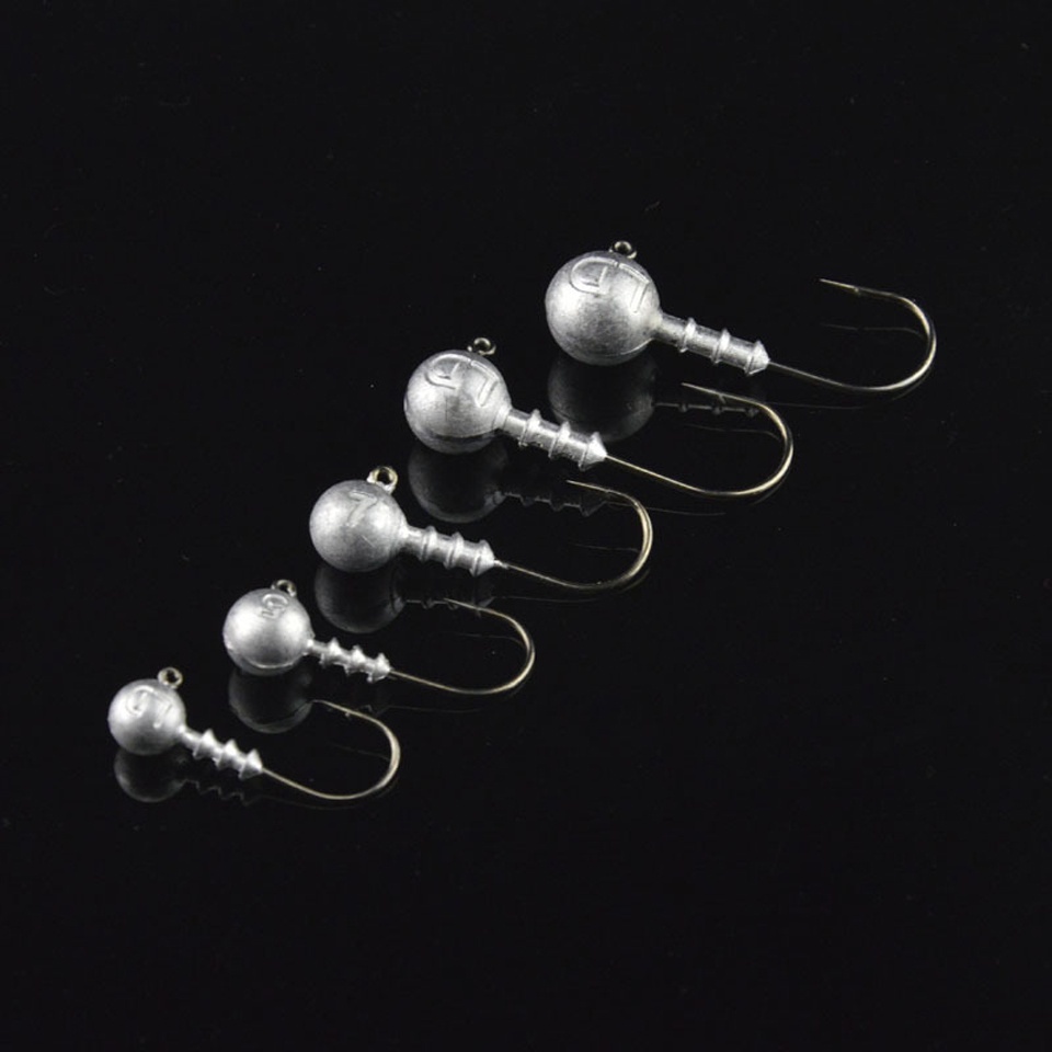 Set 5 lưỡi câu cá mềm 3.5g 5g 7g 14g