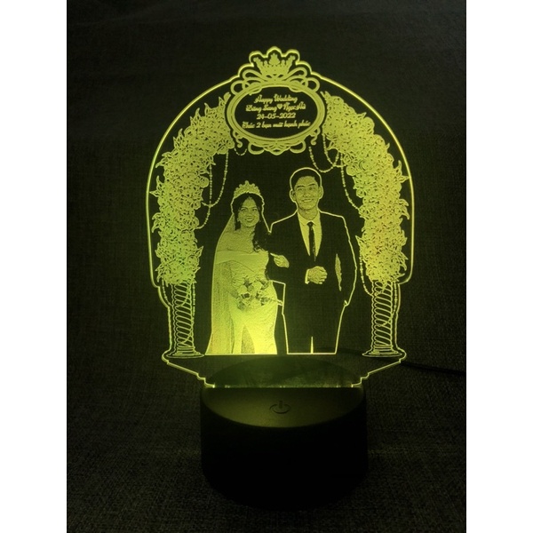 Đèn ngủ khắc hình ảnh theo yêu cầu