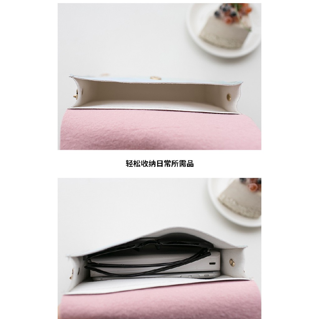 Túi đeo vai chất liệu nhựa laser