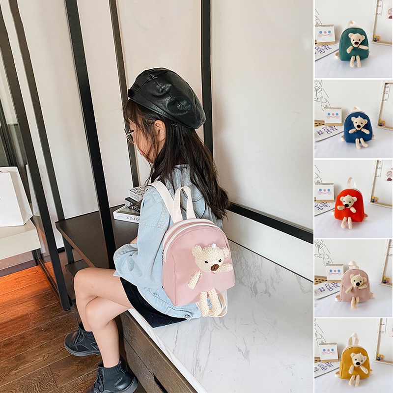 Balo Đi Học Mini Hình Gấu Dễ Thương Cho Bé