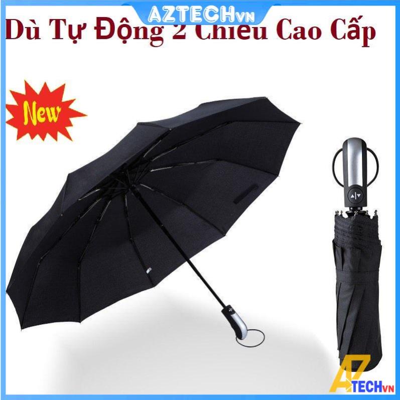 Dù che mưa tự động gấp mở 2 chiều thông minh, hàng cao cấp siêu dày loại 1, siêu bền