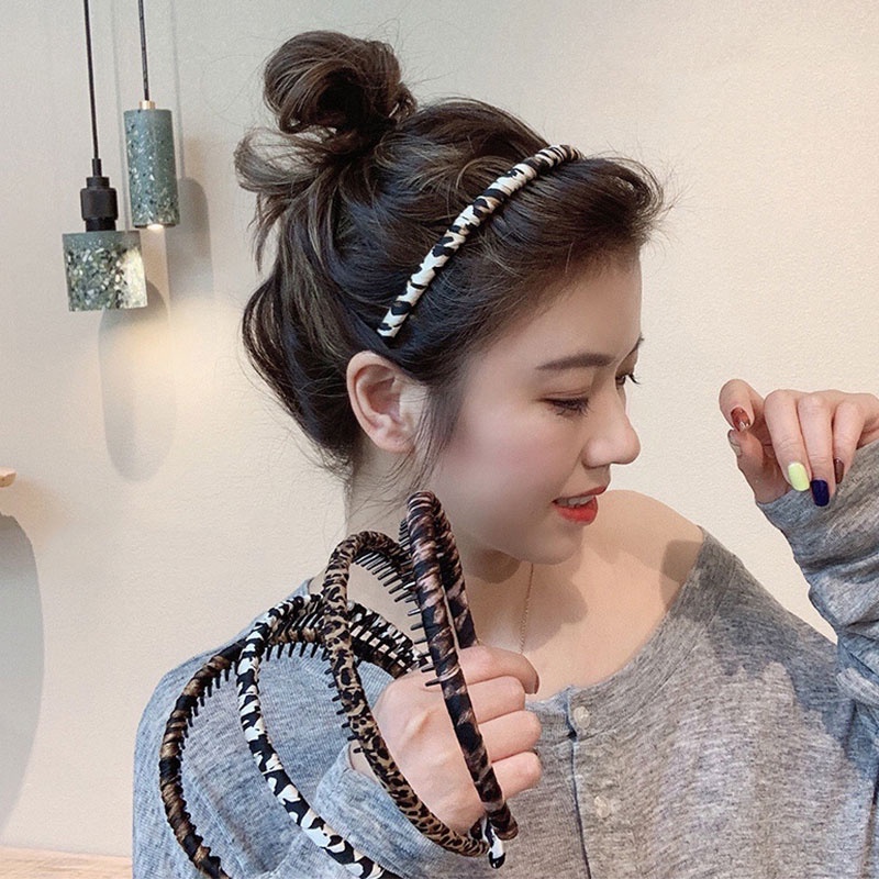 Băng Đô Cài Tóc Chống Trượt Phong Cách Hàn Quốc Thời Trang Cho Nữ