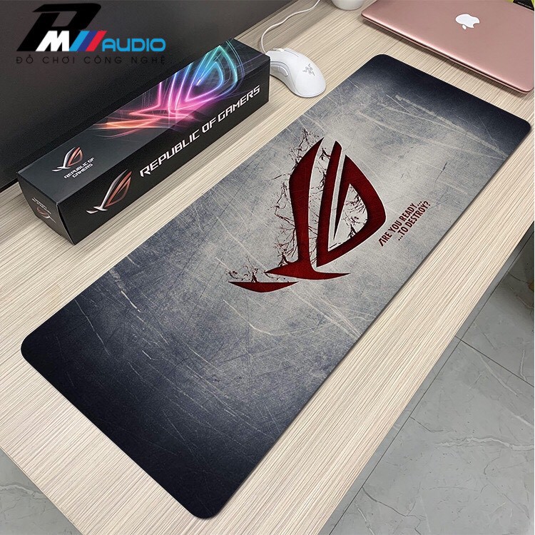 Miếng lót chuột bàn phím chơi game,pad chuột (800x300x2mm)chống nước, chống bụi, di chuột êm-BMVAUDIO