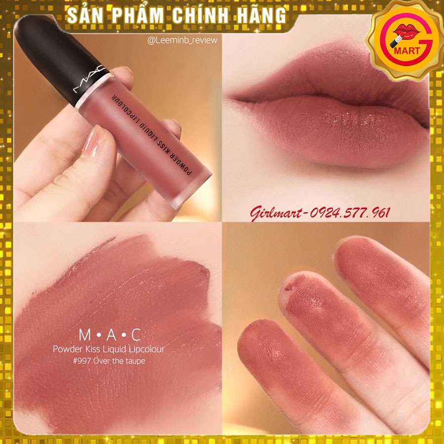 Son kem Mac  lì 997 Over The Taupe - Màu nâu tây