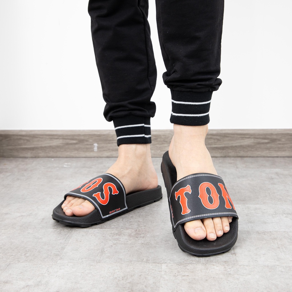 Dép MWC 7681 - Dép Nam Quai Ngang Phối Chữ Thời Trang, Dép Nam Kiểu Dáng Đẹp Chất Liệu Mềm, Đi Êm Chân, Mẫu Mới, Giá Tốt