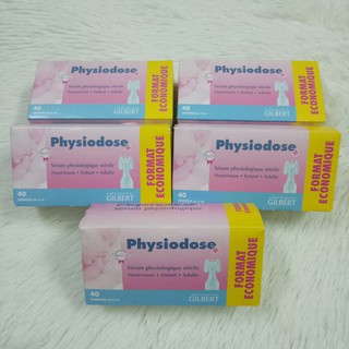Nước muối sinh lý Physiodose Gilbert Pháp 40 ống 5ml