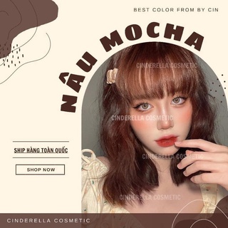 Thuốc nhuộm Nâu MOCHA (tặng kèm trợ nhuộm và găng tay)