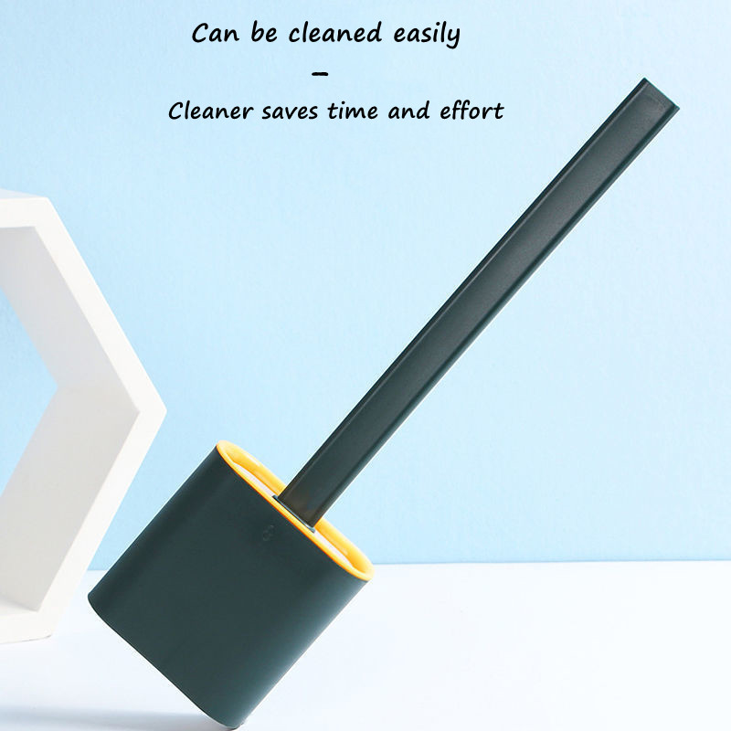 Bàn chải vệ sinh toilet kèm giá đỡ tiện dụng