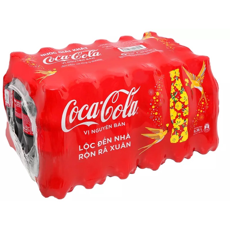 Thùng cocacola chai nhựa 390ml
