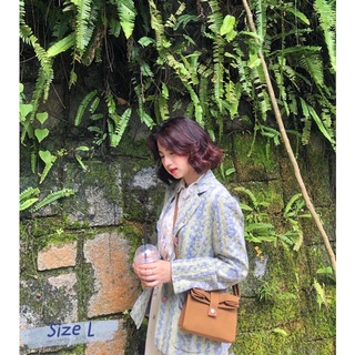 túi handmade pocket màu caramel