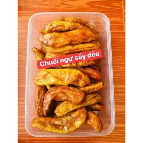 CHUỐI SẤY DẺO  1KG, đồ ăn vặt, nấu chè cực ngon