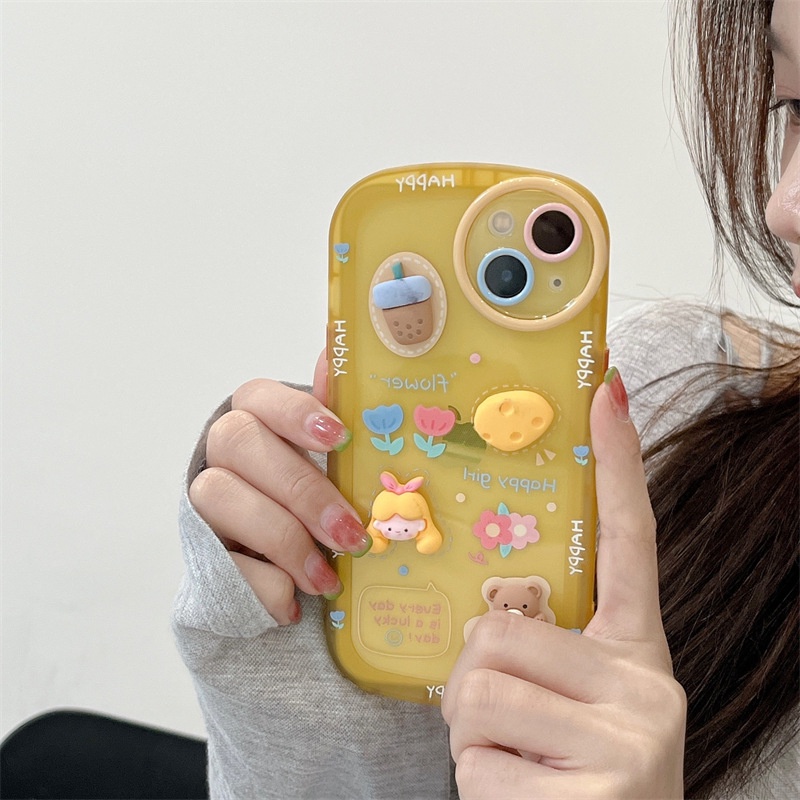 Ốp lưng i phone bánh mì kèm charm  7plus 8plus x xsmax 11 11promax 12 12pro 12promax 13 13pro 13promax - Dino case