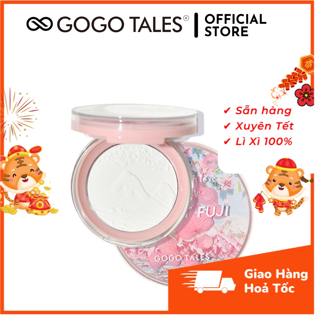 [ Gogo Tales 2022 ] Phấn phủ GoGo Tales kiềm dầu không thấm nước đều màu không bám khẩu trang GT327