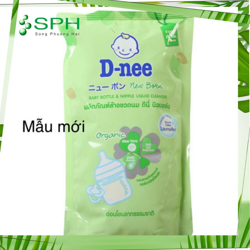 Nước rửa bình sữa và hoa quả Dnee Organic 600ml Thailand