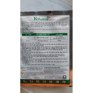 YCHATOT 900SP - ĐẶC TRỊ VI KHUẨN