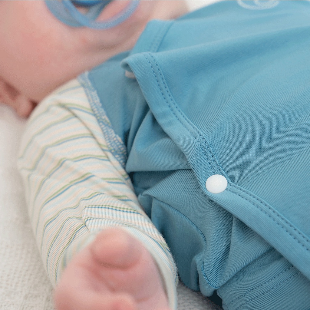 BUBABY Bộ cài chéo dài tay Bambus Zebra