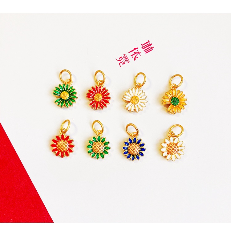 Mặt Dây Chuyền Mạ Vàng Hình Hoa Cúc Xinh Xắn
