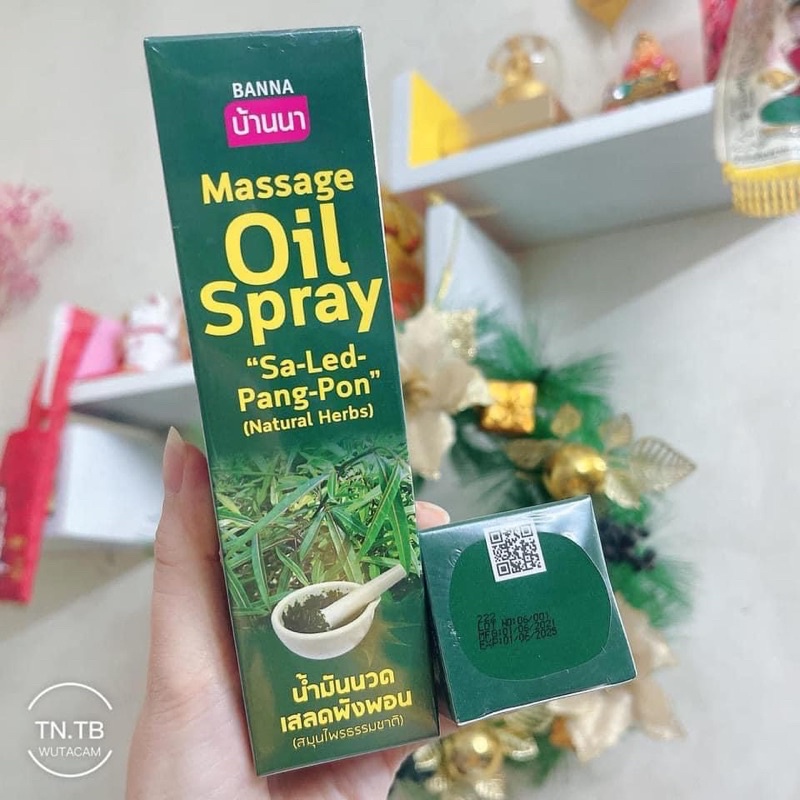 Dầu xoa bóp plai gừng dạng xịt thái lan