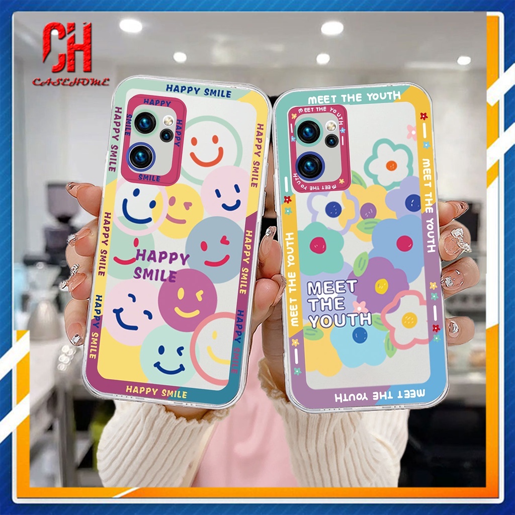 Ốp Điện Thoại TPU Dẻo Trong Suốt Họa Tiết Hoa Cho OPPO A15 A54 A5S A3S A76 A96 A16 A95 A55 A7 A5 A9 A31 A53 A33 2020 A12 A1K A16E A16K A54S Reno 4 5F 4F 4 5 06 Lite A74 A15S A52 A11K A92 A35 A11 A93 A32 A72 A94 A53S F19 F17 PRO A16S A12S A36