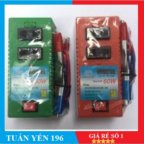 BỘ INVERTER CHUYỂN ĐỔI ĐIỆN TỪ 12V LÊN 220V CÓ SẴN Ổ CẮM (60w, 80w, 100w, 160w)