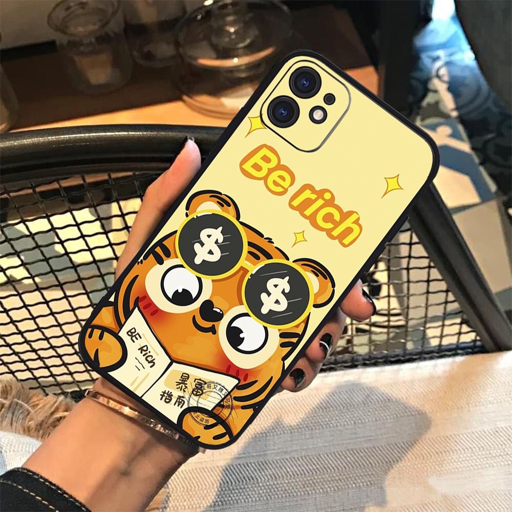 Vỏ ốp iPhone Silicon viền vuông Tiger 195-196 cho iPhone 6pl/6s/6spl/7/7pl/8/8pl/x/xs/11/12/13/14/pro/max - Chinchincase