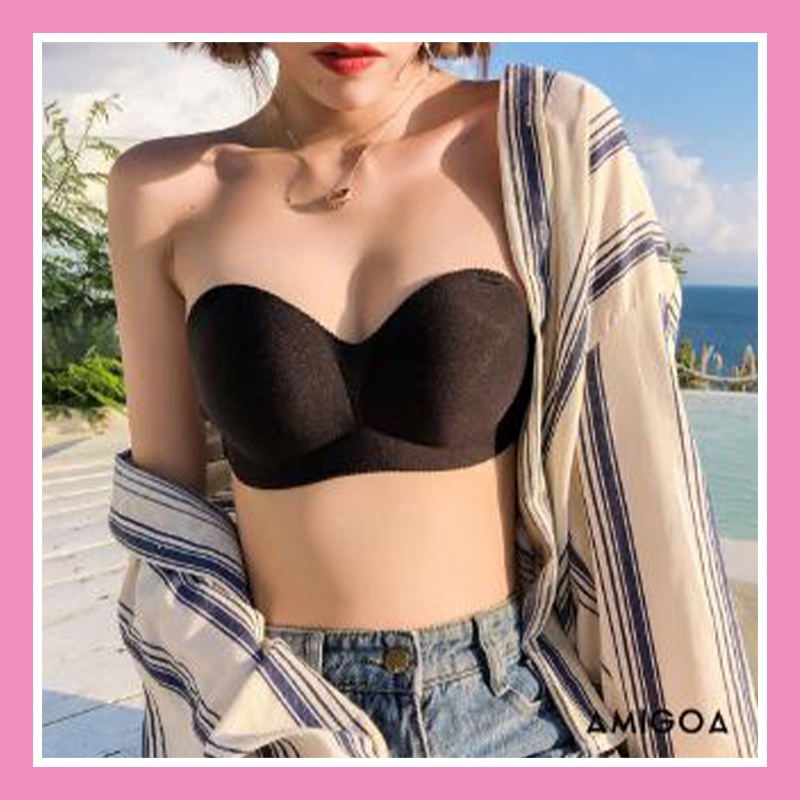 Áo lót nữ không dây không gọng thiết kế chống tụt gợi cảm thời trang cho AN01