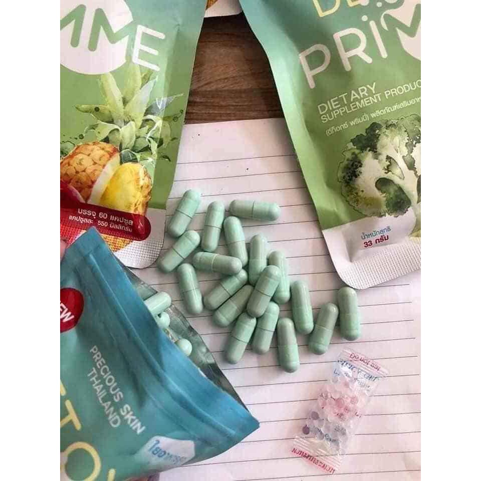 (Mẫu mới) Detox Prime Tiêu Mỡ Thải Độc - Thái Lan Chuẩn